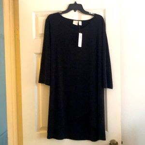Chico’s black asymmetrical tunic